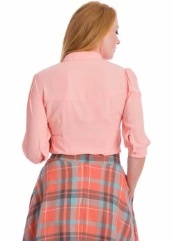 Banned Bunny Hop 40's Blouse Blush -KILLSTAR Sales Store banned BL14090 bunny hop blouse blus 2 96560a0d 99f6 44da 8ded 1fa8c5ab6ee7 1024x1024