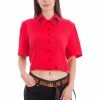 Banned Good Vs. Bad Voice Devil Blouse Red -KILLSTAR Sales Store banned BL14095 good vs bad blouse red 1 1024x1024