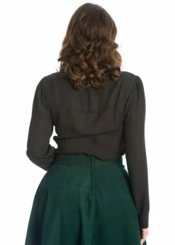 Banned Pocket Cat Christmas 40's Blouse Black -KILLSTAR Sales Store banned BL14118 pocket cat blouse blk 2 bdc04007 e3b9 4796 bb13 9c14a2fbd764 1024x1024