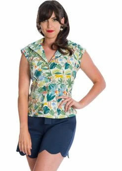 Banned Forest 50's Blouse Ivory