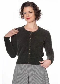 Banned Cosy Knit 50's Top Green