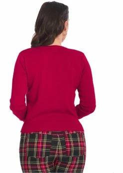 Banned Queens Cab 50's Cardigan Red -KILLSTAR Sales Store banned CA21152 queens cab cardigan red 6 1024x1024