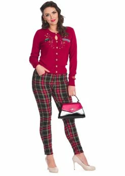 Banned Queens Cab 50's Cardigan Red -KILLSTAR Sales Store banned CA21152 queens cab cardigan red 7 1024x1024