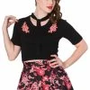 Banned Winter Flower 40's Jumper Black