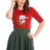 Banned Holly Cat Christmas 50's Jumper Red -KILLSTAR Sales Store banned JP57075 holly cat jumper red 0 1024x1024