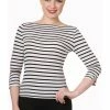 Banned Modern Love Stripe 50's Top Zwart Met Wit -KILLSTAR Sales Store banned OBN1038 modern love stripe top blk white 0 a726cd57 b12a 477d 82b4 ca512d0e3a9c 1024x1024