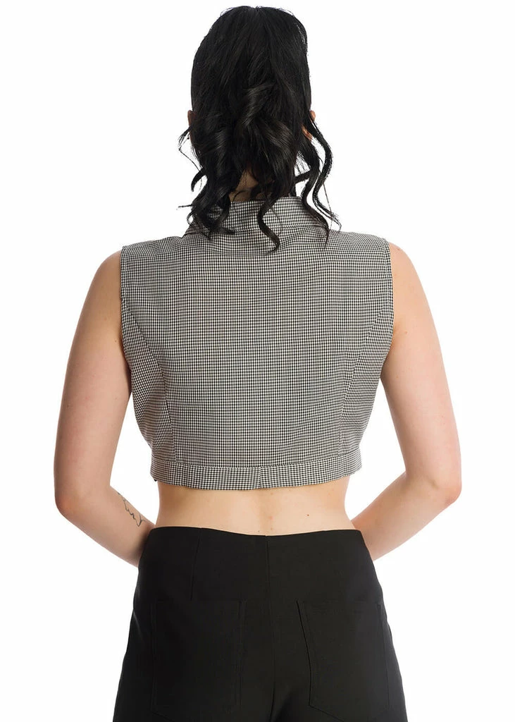 Banned Cherry Skull Up 50's Blouse Black 4 Banned Cherry Skull Up 50's Blouse Black - Image 2