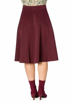Banned Sophicated 40's Swing Skirt Aubergine Purple -KILLSTAR Sales Store banned SK25115 sophicated skirt aub 2 abc4d4a8 5053 420f 88a0 2510c2d9683b 1024x1024