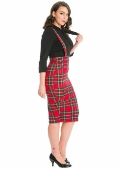 Banned Office Queen Tartan 50's Pencil Skirt Red -KILLSTAR Sales Store banned SK25298 office queen pencil skirt red 2 0526a65b 3591 42d5 8b40 1b7763cd53e2 1024x1024