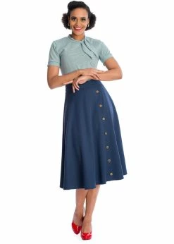 Banned Sweet Scallop 40's Swing Skirt Navy 13 Banned Sweet Scallop 40's Swing Skirt Navy -KILLSTAR Sales Store banned SK25337 sweet scallop swing skirt navy 0 42a7a2c4 5ce4 4532 b2e3 183f52508a2b 1024x1024