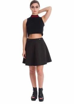 Banned End Of Time 80's Top Black -KILLSTAR Sales Store banned TP10289 end of time top blk 0 1024x1024