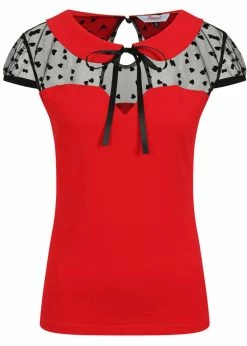Banned Dark Heart Desire 50's Top Red