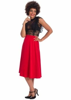 Banned Romance Lace 40's Top Black -KILLSTAR Sales Store banned TP10329 romance top blk 0 f6724a89 3967 4900 8ee3 1ab23d68e4db 1024x1024