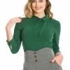 Banned Dolly Glam 50's Top Green -KILLSTAR Sales Store banned TP10341 dolly glam top grn 0 1024x1024