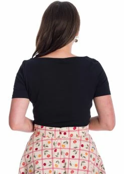 Banned Rose Top Black -KILLSTAR Sales Store banned TP10430 rose top blk 3 23d3bb90 5977 449e 9d04 8756c6158d04 1024x1024