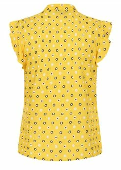 Bright & Beautiful Penny Polka Meadow 70's Blouse Yellow -KILLSTAR Sales Store bright beautiful BBSS220405A penny polka meadow blouse yel 3 bcb7ed11 0169 485c bf5c 505ccac0db57 1024x1024