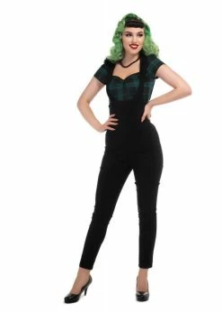 Collectif Karen Suspender Trousers Black -KILLSTAR Sales Store collectif AW180202A karen suspender trousers black 2 1024x1024
