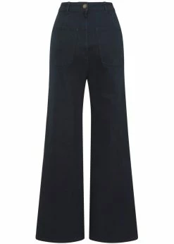 Collectif Taci Nautical 40's Jeans Navy Blue 9 Collectif Taci Nautical 40's Jeans Navy Blue -KILLSTAR Sales Store collectif AW200205A taci nautical jeans nav 2 1024x1024