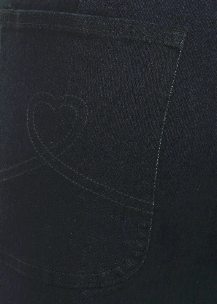 Collectif Taci Nautical 40's Jeans Navy Blue 6 Collectif Taci Nautical 40's Jeans Navy Blue - Image 4