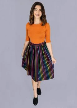 Collectif Jasmine Dark Rainbow 50's Swing Skirt Multi -KILLSTAR Sales Store collectif AW210305A jasmine dark rainbow skirt mul 4 49511101 8404 47a7 9b91 49c2d8dd2585 1024x1024
