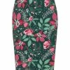 Collectif Juanita Escapist Floral 50's Pencil Skirt Multi -KILLSTAR Sales Store collectif AW210310A juanita escapist pencil skirt mul 1 1024x1024
