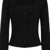 Collectif Lillian 40's Blouse Black 2 Collectif Lillian 40's Blouse Black -KILLSTAR Sales Store collectif AW210409A lillian blouse blk 0 7206336b 1c2a 4222 aa4b d7eff914f2ef 1024x1024