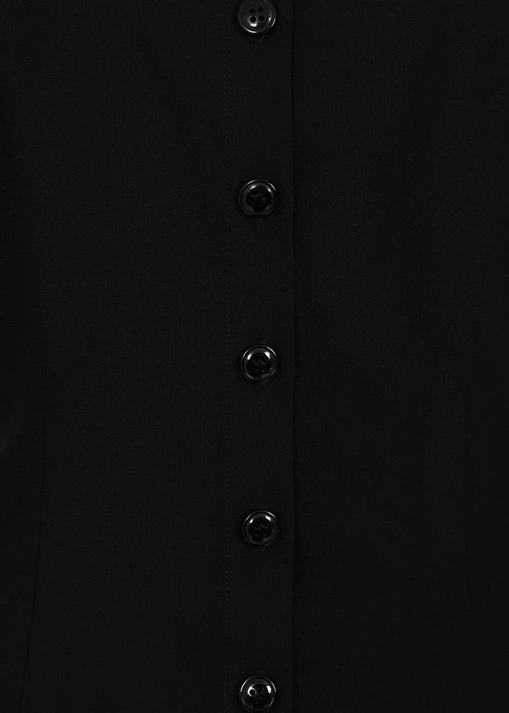 Collectif Lillian 40's Blouse Black 7 Collectif Lillian 40's Blouse Black - Image 5