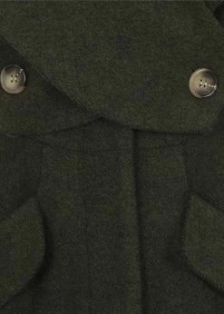Collectif September Double Wrap 50's Coat Olive Green -KILLSTAR Sales Store collectif JK AW200616A september coat olive grn 3 1024x1024