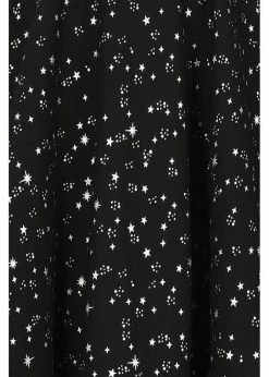 Collectif Lexi Night Sky 60's Skater Skirt Black -KILLSTAR Sales Store collectif SS200310A lexi night sky skirt blk 3 1024x1024