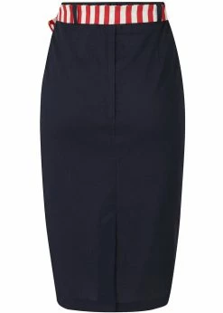 Collectif Marinella 40's Pencil Skirt Navy 9 Collectif Marinella 40's Pencil Skirt Navy -KILLSTAR Sales Store collectif SS200319A marinella pencil skirt nav 3 1024x1024