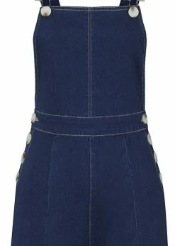 Collectif Thelma Denim 60's Dungarees Navy 10 Collectif Thelma Denim 60's Dungarees Navy -KILLSTAR Sales Store collectif SS202002A thelma denim dungarees navy 3 1024x1024