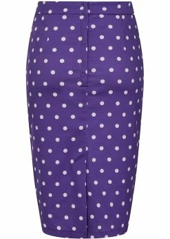 Collectif Polly Pretty Polka 50's Pencil Skirt Purple 9 Collectif Polly Pretty Polka 50's Pencil Skirt Purple -KILLSTAR Sales Store collectif SS210312A polly pretty polka skirt pur 1 e38860f3 9a5b 4a4b 8e43 b10872623be5 1024x1024