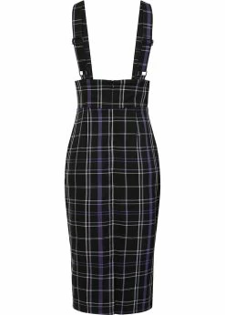 Collectif Karen Nancy Check 60's Pencil Skirt Black -KILLSTAR Sales Store collectif SS210321A karen nancy pencil skirt blk 3 113b3f52 3ede 48c1 9bed 9a2a11d76d11 1024x1024
