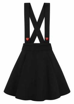 Collectif Klara Heart Suspender 60's Skater Skirt Black -KILLSTAR Sales Store collectif SS220320A klara heart suspender blk 1 0dfc89c8 8e64 4fe4 bbb1 93f784f541b7 1024x1024