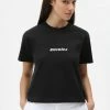 Dickies Women Loretto Short Sleeve T-Shirt Black -KILLSTAR Sales Store dickies DK0A4XBABLK1 w loretto ss tshirt blk 0 1024x1024