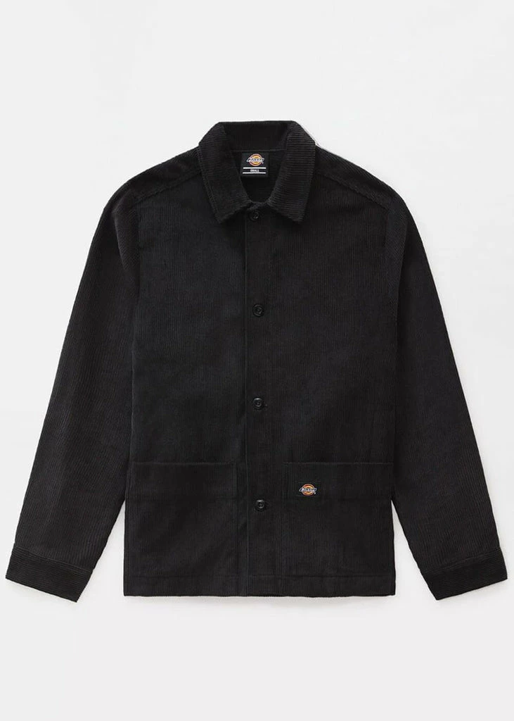 Dickies Womens Higginson Corduroy Shirt Black 3 Dickies Womens Higginson Corduroy Shirt Black