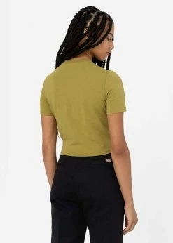 Dickies Women Maple Valley T-Shirt Moss Green -KILLSTAR Sales Store dickies DK0A4XPOC321 w maple valley tshirt moss grn 2 7ddcf680 a137 441e 9ab5 761dbd805cd3 1024x1024