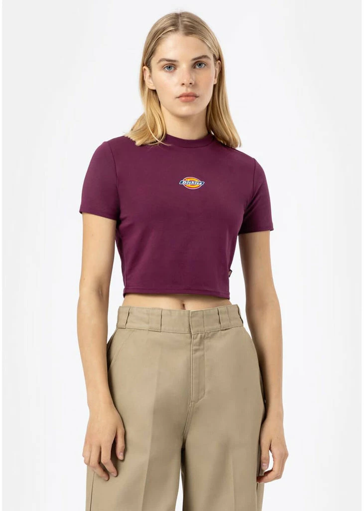 Dickies Dames Maple Valley T-Shirt Grape Wine 5 Dickies Dames Maple Valley T-Shirt Grape Wine - Image 3