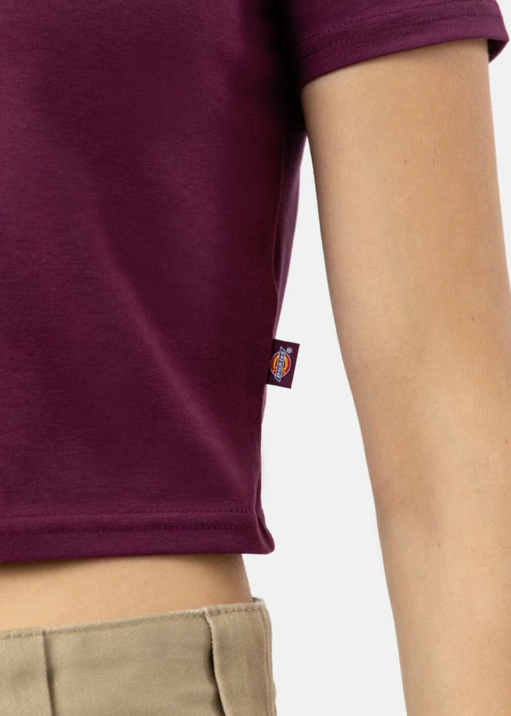 Dickies Dames Maple Valley T-Shirt Grape Wine 6 Dickies Dames Maple Valley T-Shirt Grape Wine - Image 4