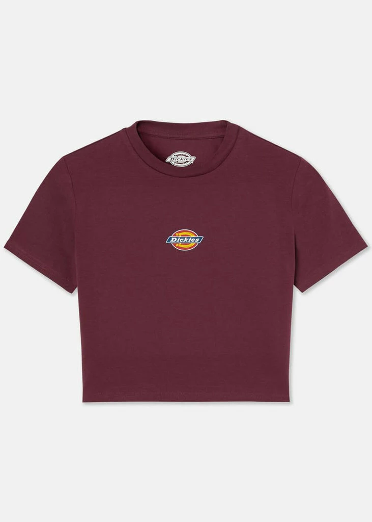 Dickies Dames Maple Valley T-Shirt Grape Wine 4 Dickies Dames Maple Valley T-Shirt Grape Wine - Image 2