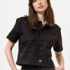 Dickies Womens Silver Grove 80's Shirt Black