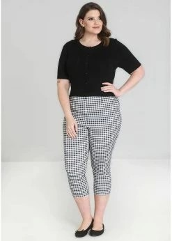 Hell Bunny Judy Gingham 60's Capri Trousers Black White -KILLSTAR Sales Store hell bunny 10005432 judi capri blk wt 0 ed1f63c0 b1e3 4ad7 89e3 f29cfad856df 1024x1024