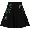 Hell Bunny Miss Muffet Spider Skirt Black Green -KILLSTAR Sales Store hell bunny HLB50069 muffet mini skirt blk grn 1 14345a22 4fd4 41f2 a9cf 2ea08a4a1172 1024x1024