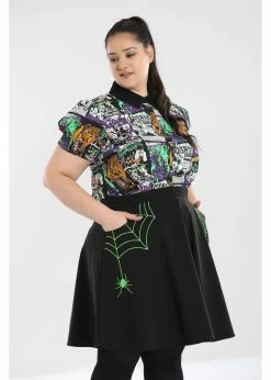 Hell Bunny Miss Muffet Spider Skirt Black Green 13 Hell Bunny Miss Muffet Spider Skirt Black Green -KILLSTAR Sales Store hell bunny HLB50069 muffet mini skirt blk grn 6 5743511c e11c 468f b398 6fbbb9ab0a7a 1024x1024