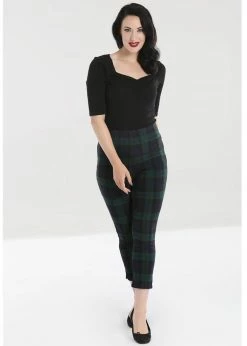 Hell Bunny Evelyn Tartan 40's Cigarette Trousers Green -KILLSTAR Sales Store hell bunny HLB50082 evelyn trousers grn 2 c59b1d21 966e 45a5 a53e b0461d8346e0 1024x1024