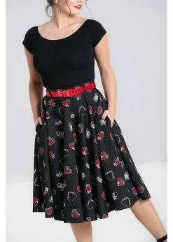 Hell Bunny Petals Hearts 50's Swing Skirt Black -KILLSTAR Sales Store hell bunny HLB50104 petals swing skirt blk 3 289fa45f ae53 434f a64e 7ed6e33ff646 1024x1024