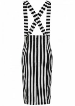 Hell Bunny Otho Beetle 40's Pinafore Pencil Skirt Black White -KILLSTAR Sales Store hell bunny HLB50126 otho pencil skirt blk wt 2 9bb3d950 0ef9 436b 9bcd c8b913e93433 1024x1024