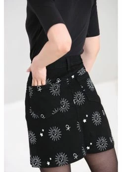 Hell Bunny Oculus Ouija Mini 60's Skirt Black -KILLSTAR Sales Store hell bunny HLB50131 oculus mini skirt blk 7 1024x1024