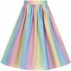 Hell Bunny Halo Ombre 50's Rainbow Swing Skirt Multi -KILLSTAR Sales Store hell bunny HLB50194 halo swing skirt mul 3 1024x1024
