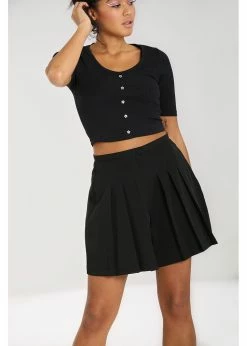 Hell Bunny Skipper 40's Shorts Black